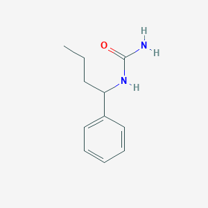 molecular formula C11H16N2O B4957836 N-(1-phenylbutyl)urea 