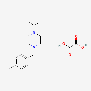 molecular formula C17H26N2O4 B4957905 1-isopropyl-4-(4-methylbenzyl)piperazine oxalate 
