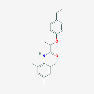molecular formula C20H25NO2 B495791 2-(4-ethylphenoxy)-N-mesitylpropanamide 