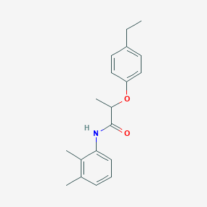 molecular formula C19H23NO2 B495793 N-(2,3-dimethylphenyl)-2-(4-ethylphenoxy)propanamide 
