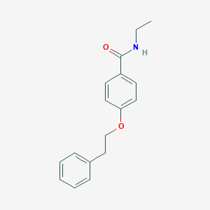 molecular formula C17H19NO2 B495799 N-ethyl-4-(2-phenylethoxy)benzamide 