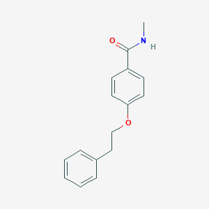 molecular formula C16H17NO2 B495800 N-methyl-4-(2-phenylethoxy)benzamide 