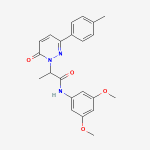 N-(3,5-dimethoxyphenyl)-2-[3-(4-methylphenyl)-6-oxo-1(6H)-pyridazinyl]propanamide