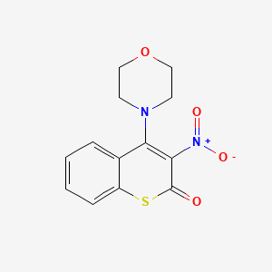 molecular formula C13H12N2O4S B4958045 4-(4-morpholinyl)-3-nitro-2H-thiochromen-2-one CAS No. 66285-06-1