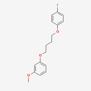 molecular formula C17H19IO3 B4958075 1-[4-(4-iodophenoxy)butoxy]-3-methoxybenzene 