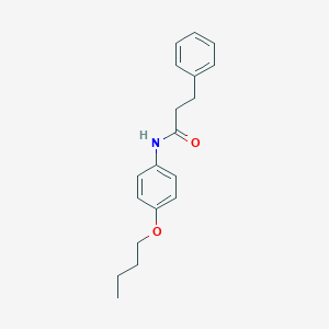 N-(4-butoxyphenyl)-3-phenylpropanamide