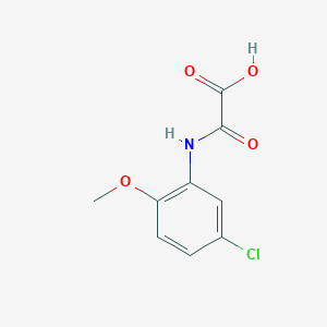 molecular formula C9H8ClNO4 B4958205 [(5-chloro-2-methoxyphenyl)amino](oxo)acetic acid 