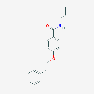 molecular formula C18H19NO2 B495821 N-allyl-4-(2-phenylethoxy)benzamide 