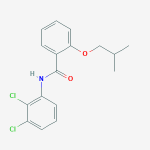 molecular formula C17H17Cl2NO2 B495823 N-(2,3-dichlorophenyl)-2-isobutoxybenzamide 