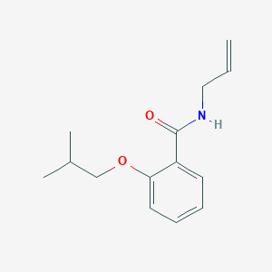 molecular formula C14H19NO2 B495824 N-allyl-2-isobutoxybenzamide 
