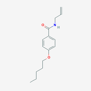 molecular formula C15H21NO2 B495827 N-allyl-4-(pentyloxy)benzamide 