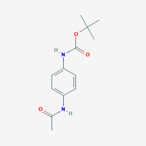 molecular formula C13H18N2O3 B495839 Tert-butyl [4-(acetylamino)phenyl]carbamate 
