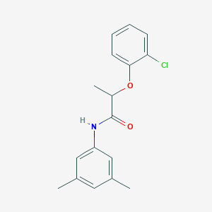 molecular formula C17H18ClNO2 B495845 2-(2-chlorophenoxy)-N-(3,5-dimethylphenyl)propanamide 