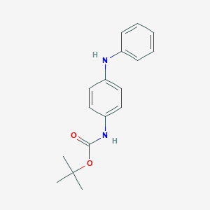 molecular formula C17H20N2O2 B495848 Tert-butyl 4-anilinophenylcarbamate 