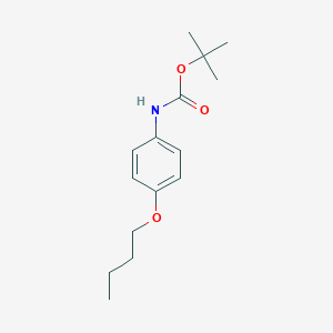 molecular formula C15H23NO3 B495849 tert-butyl N-(4-butoxyphenyl)carbamate 
