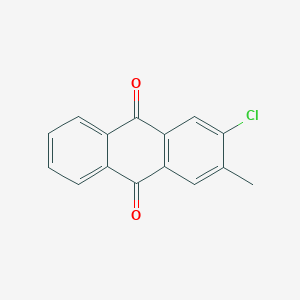 molecular formula C15H9ClO2 B4958492 2-chloro-3-methylanthra-9,10-quinone CAS No. 14684-09-4
