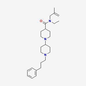 molecular formula C26H41N3O B4958625 N-ethyl-N-(2-methyl-2-propen-1-yl)-1'-(3-phenylpropyl)-1,4'-bipiperidine-4-carboxamide 