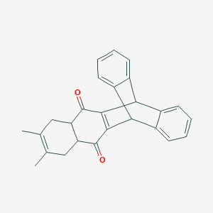 molecular formula C26H22O2 B4958634 6,7-dimethylhexacyclo[10.6.6.0~2,11~.0~4,9~.0~13,18~.0~19,24~]tetracosa-2(11),6,13,15,17,19,21,23-octaene-3,10-dione 
