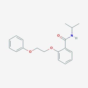 molecular formula C18H21NO3 B495868 N-isopropyl-2-(2-phenoxyethoxy)benzamide 