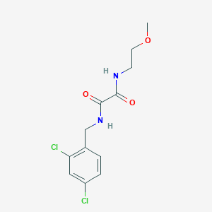 molecular formula C12H14Cl2N2O3 B4958710 N-(2,4-dichlorobenzyl)-N'-(2-methoxyethyl)ethanediamide 