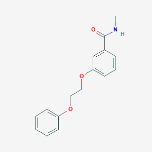 molecular formula C16H17NO3 B495873 N-methyl-3-(2-phenoxyethoxy)benzamide 