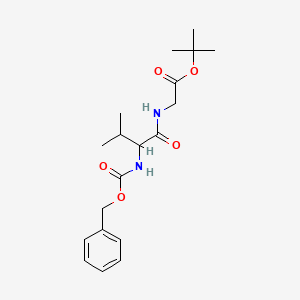 molecular formula C19H28N2O5 B4958733 tert-butyl N-[(benzyloxy)carbonyl]valylglycinate 