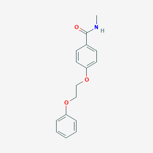 molecular formula C16H17NO3 B495882 N-methyl-4-(2-phenoxyethoxy)benzamide 
