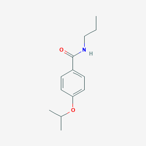 molecular formula C13H19NO2 B495883 4-isopropoxy-N-propylbenzamide 