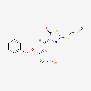 2-(allylthio)-4-[2-(benzyloxy)-5-bromobenzylidene]-1,3-thiazol-5(4H)-one