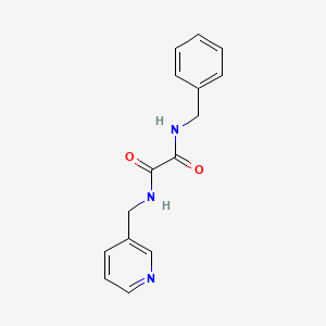 molecular formula C15H15N3O2 B4958868 N-benzyl-N'-(3-pyridinylmethyl)ethanediamide 