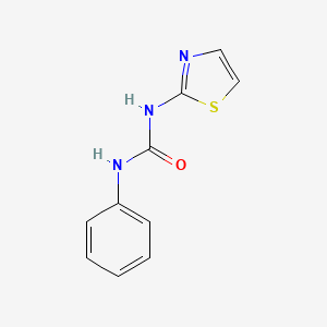 molecular formula C10H9N3OS B4958872 N-苯基-N'-1,3-噻唑-2-脲 CAS No. 14954-35-9