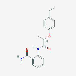 2-{[2-(4-Ethylphenoxy)propanoyl]amino}benzamide