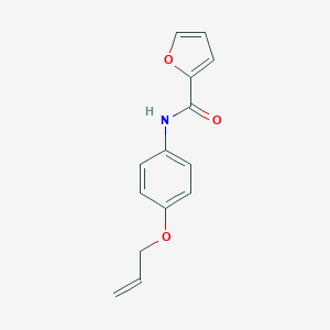 molecular formula C14H13NO3 B495898 N-[4-(allyloxy)phenyl]-2-furamide 