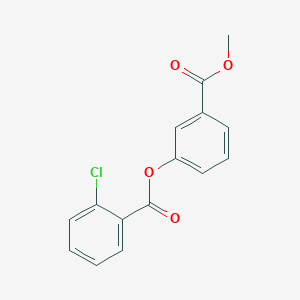 3-(Methoxycarbonyl)phenyl 2-chlorobenzoate