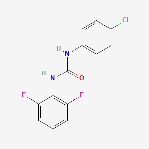 molecular formula C13H9ClF2N2O B4959038 N-(4-chlorophenyl)-N'-(2,6-difluorophenyl)urea 