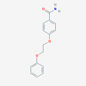 molecular formula C15H15NO3 B495907 4-(2-Phenoxyethoxy)benzamide 