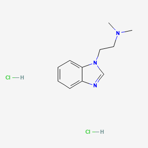 molecular formula C11H17Cl2N3 B4959104 [2-(1H-benzimidazol-1-yl)ethyl]dimethylamine dihydrochloride 