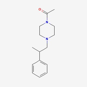 molecular formula C15H22N2O B4959144 1-acetyl-4-(2-phenylpropyl)piperazine 