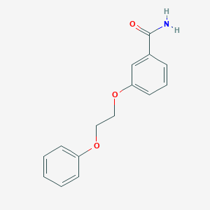 molecular formula C15H15NO3 B495915 3-(2-Phenoxyethoxy)benzamide 