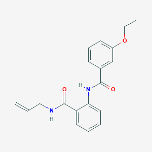 molecular formula C19H20N2O3 B495922 N-allyl-2-[(3-ethoxybenzoyl)amino]benzamide 