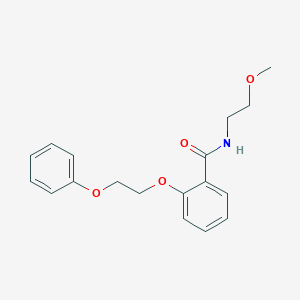 N-(2-methoxyethyl)-2-(2-phenoxyethoxy)benzamide