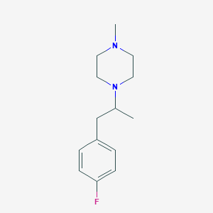molecular formula C14H21FN2 B4959311 1-[2-(4-fluorophenyl)-1-methylethyl]-4-methylpiperazine 