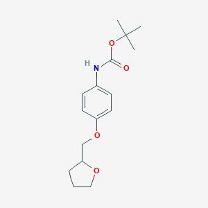 Tert-butyl 4-(tetrahydro-2-furanylmethoxy)phenylcarbamate