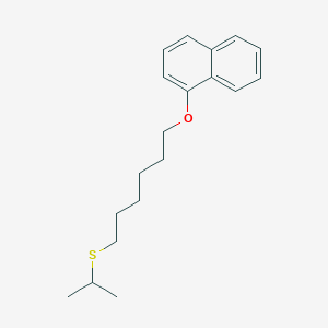 molecular formula C19H26OS B4959447 1-{[6-(isopropylthio)hexyl]oxy}naphthalene 