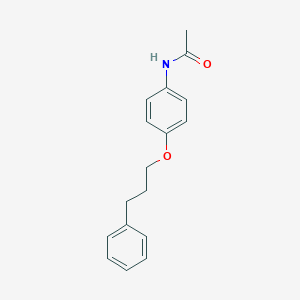 N-[4-(3-phenylpropoxy)phenyl]acetamide