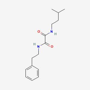 molecular formula C15H22N2O2 B4959537 N-(3-methylbutyl)-N'-(2-phenylethyl)ethanediamide 
