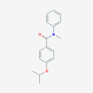 molecular formula C17H19NO2 B495961 4-isopropoxy-N-methyl-N-phenylbenzamide 