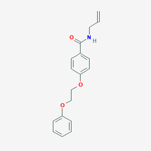 molecular formula C18H19NO3 B495969 N-allyl-4-(2-phenoxyethoxy)benzamide 