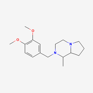 2-(3,4-dimethoxybenzyl)-1-methyloctahydropyrrolo[1,2-a]pyrazine