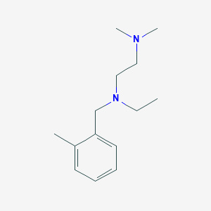 molecular formula C14H24N2 B4959751 N-ethyl-N',N'-dimethyl-N-(2-methylbenzyl)-1,2-ethanediamine 